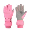 thumbnail image 1 of Ski Gloves For Boys Girls, Warmest Waterproof and Breathable Snow Gloves for Cold Weather Pink 1 Years, 1 of 2