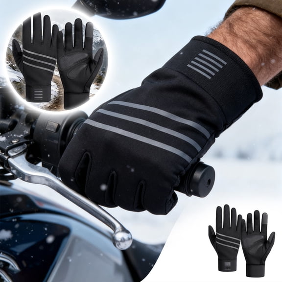 Ski Gloves for Men Women Waterproof Winter Gloves - Thermal Insulated Windproof Snowboard Gloves with Touchscreen Anti- for Outdoor Riding, Cycling, Motorcycle and Cold Weather Work Gloves