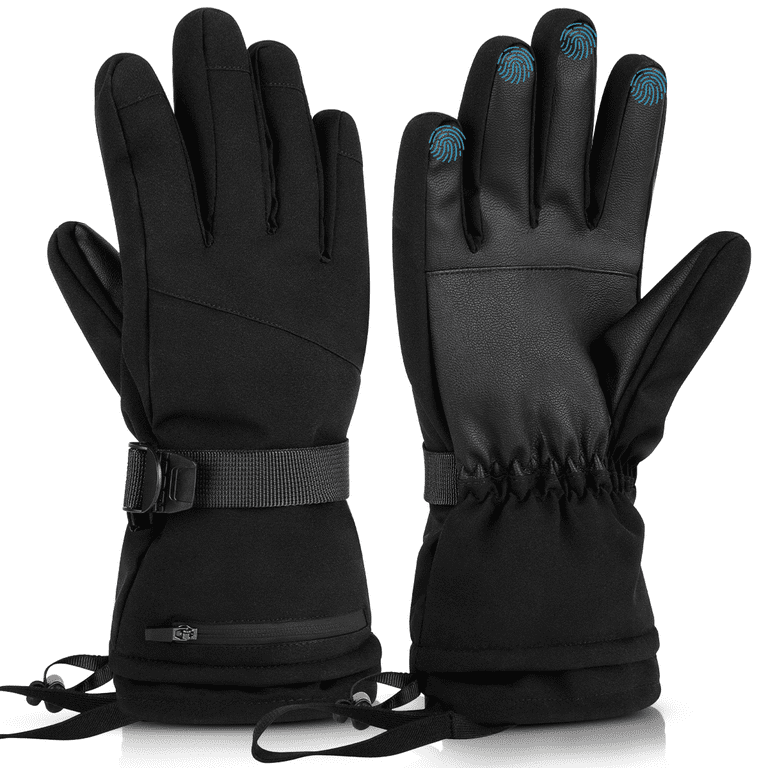 Touchscreen Ski Snowboard Gloves, Waterproof, Warm, Winter