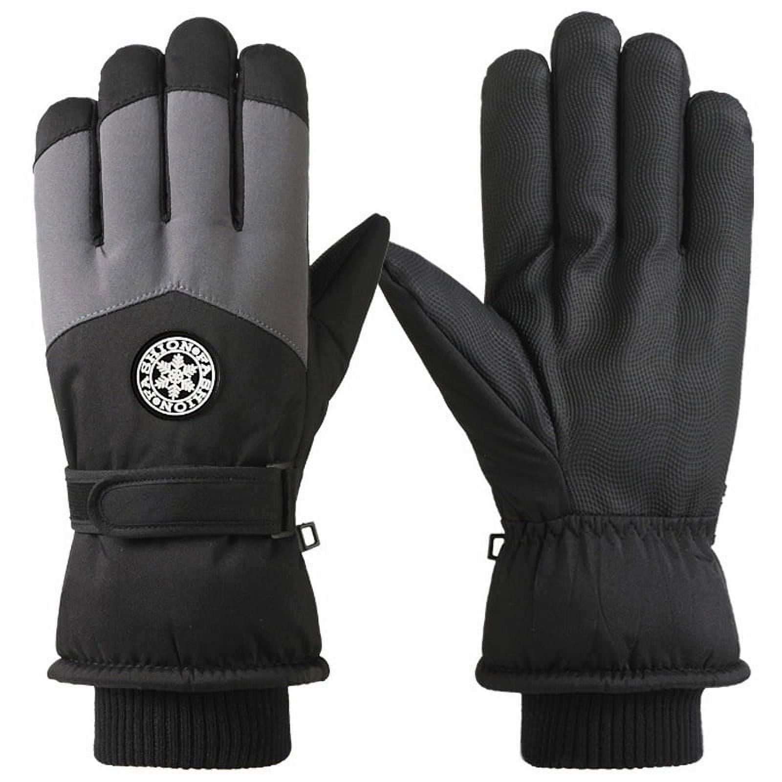 Sefzone Unisex Ski Gloves, 3M Thinsulate Waterproof