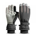 thumbnail image 1 of Ski Gloves,Winter Snowboard Snow Warm Touchscreen Cold Weather Women Gloves Wrist Leashes, 1 of 6
