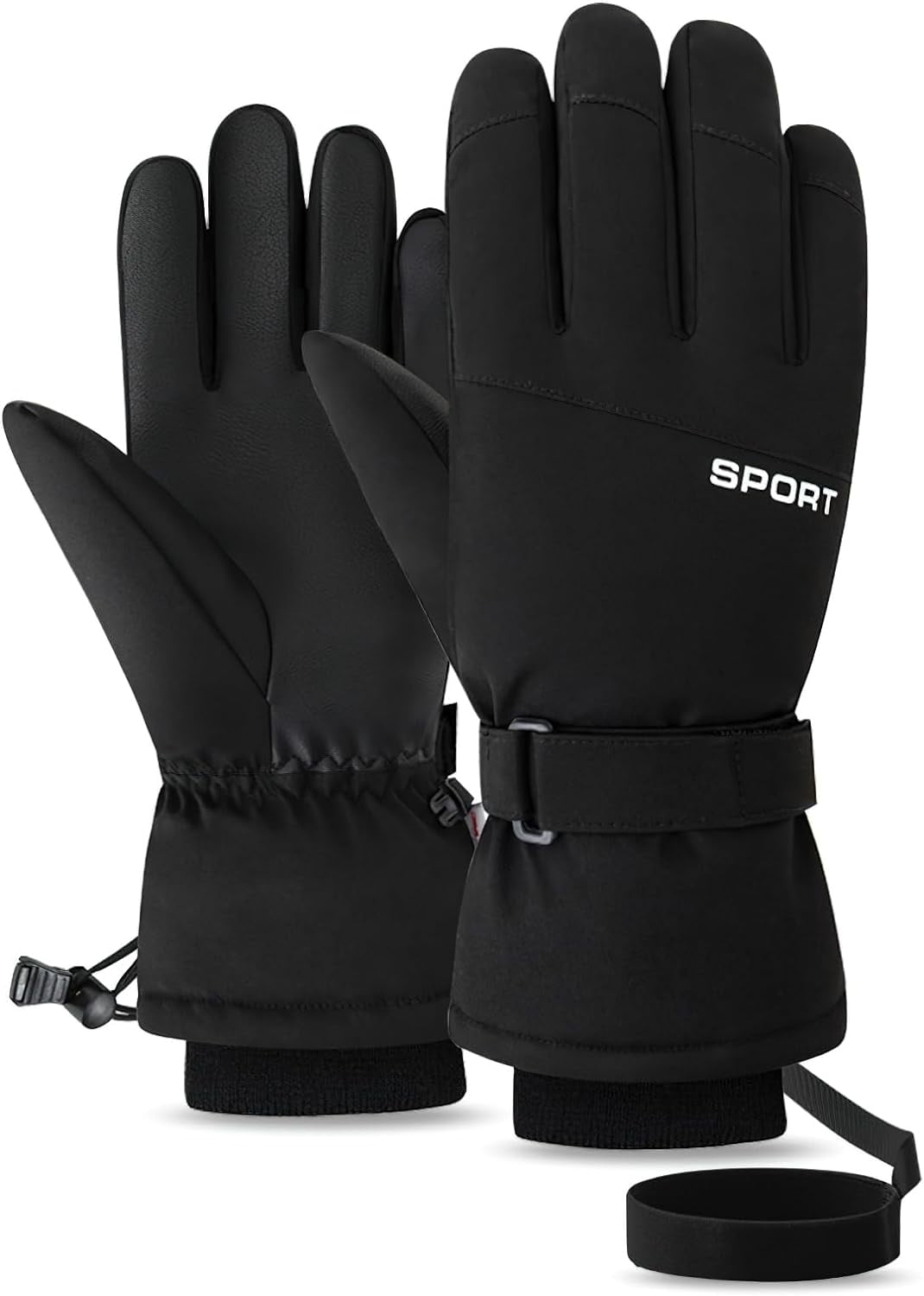 Ski Gloves for Men Women, Waterproof Winter Snow Gloves, Touchscreen