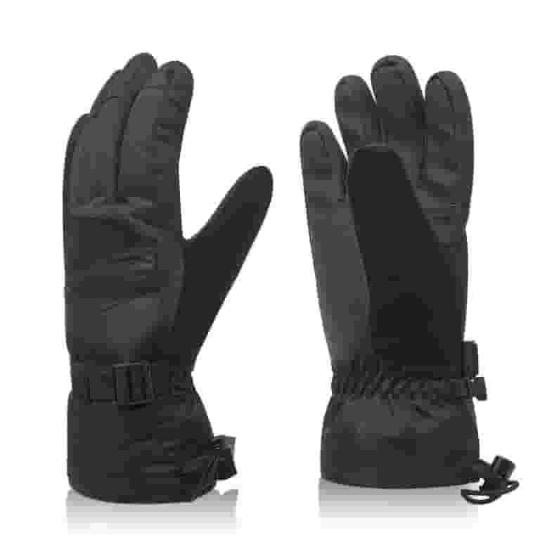 Meijer Winter Gloves Black Leather Gloves Mason (Goatskin) Black