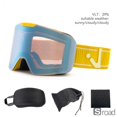 thumbnail image 1 of Ski Goggles Children Snowboard Goggles Glasses For Skiing UV400 Protection Skiing Snow Glasses Anti-Fog Ski Mask, 1 of 26