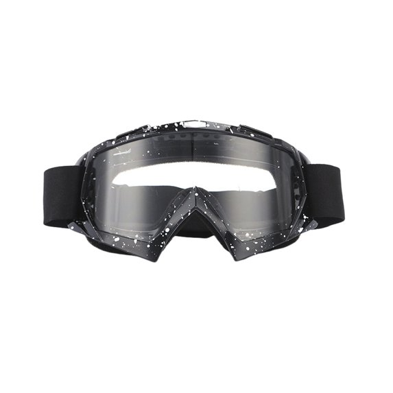 Ski Goggles Motor Cycling Sunglasses with Anti-slip Adjustable Band Sunshade Windproof Dust-proof Block UV Light Clear View Sunglasses for Skiing Off-Road Racing