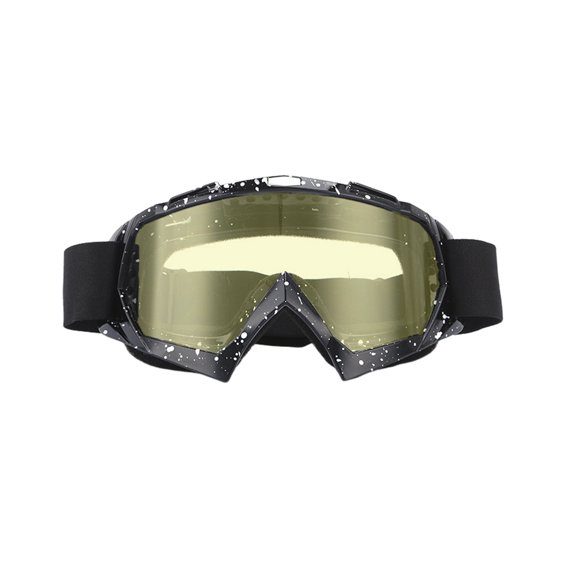 Ski Goggles Motor Cycling Sunglasses with Anti-slip Adjustable Band Sunshade Windproof Dust-proof Block UV Light Clear View Sunglasses for Skiing Off-Road Racing