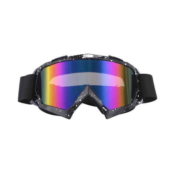 Ski Goggles Motor Cycling Sunglasses with Anti-slip Adjustable Band Sunshade Windproof Dust-proof Block UV Light Clear View Sunglasses for Skiing Off-Road Racing
