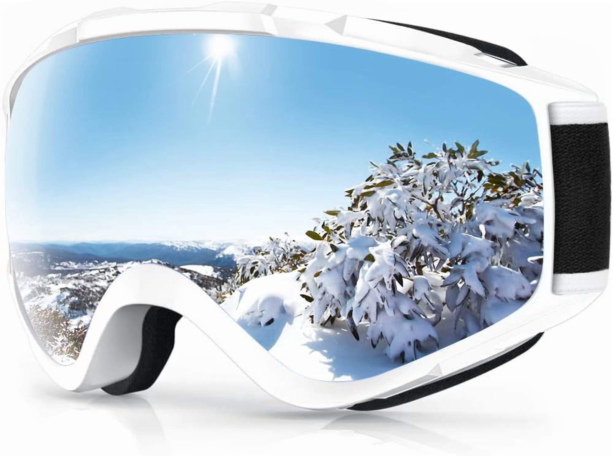 Unisex Ski Goggles OTG - Over Glasses Ski/Snowboard Goggles 100% UV Protection Ski Goggles for Men, Women & Youth - Over Glasses, 100% UV  main image 4