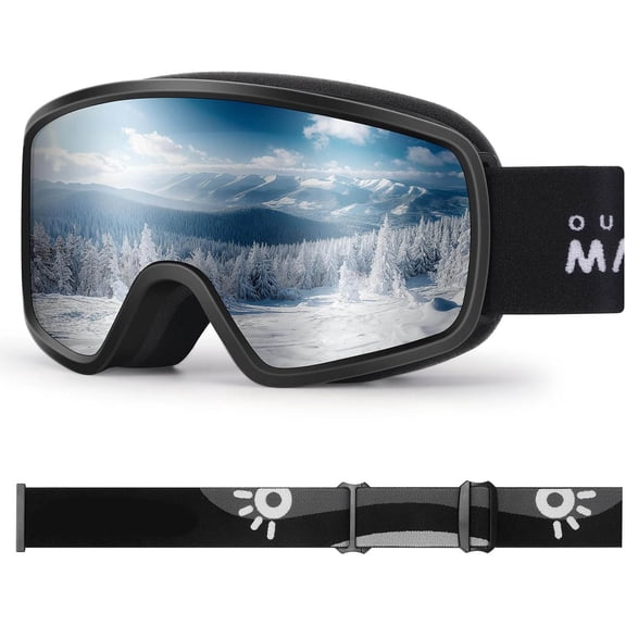 Ski Goggles OTG Snowboard Goggles with 100% UV Protection