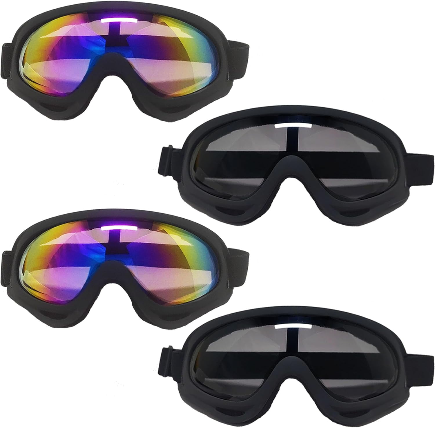 Ski Goggles, Pack Snow Snowboard Goggles for Men Women UV Protection for Skiing Winter Sports