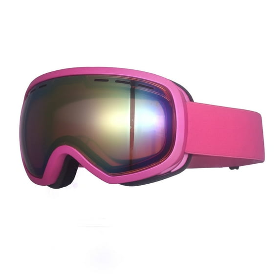 Ski Goggles,Snow Snowboard Goggles Men Women Snowmobile Skiing Skating,Skiing Snowboard Anti Fog UV Protection (Rose Red)