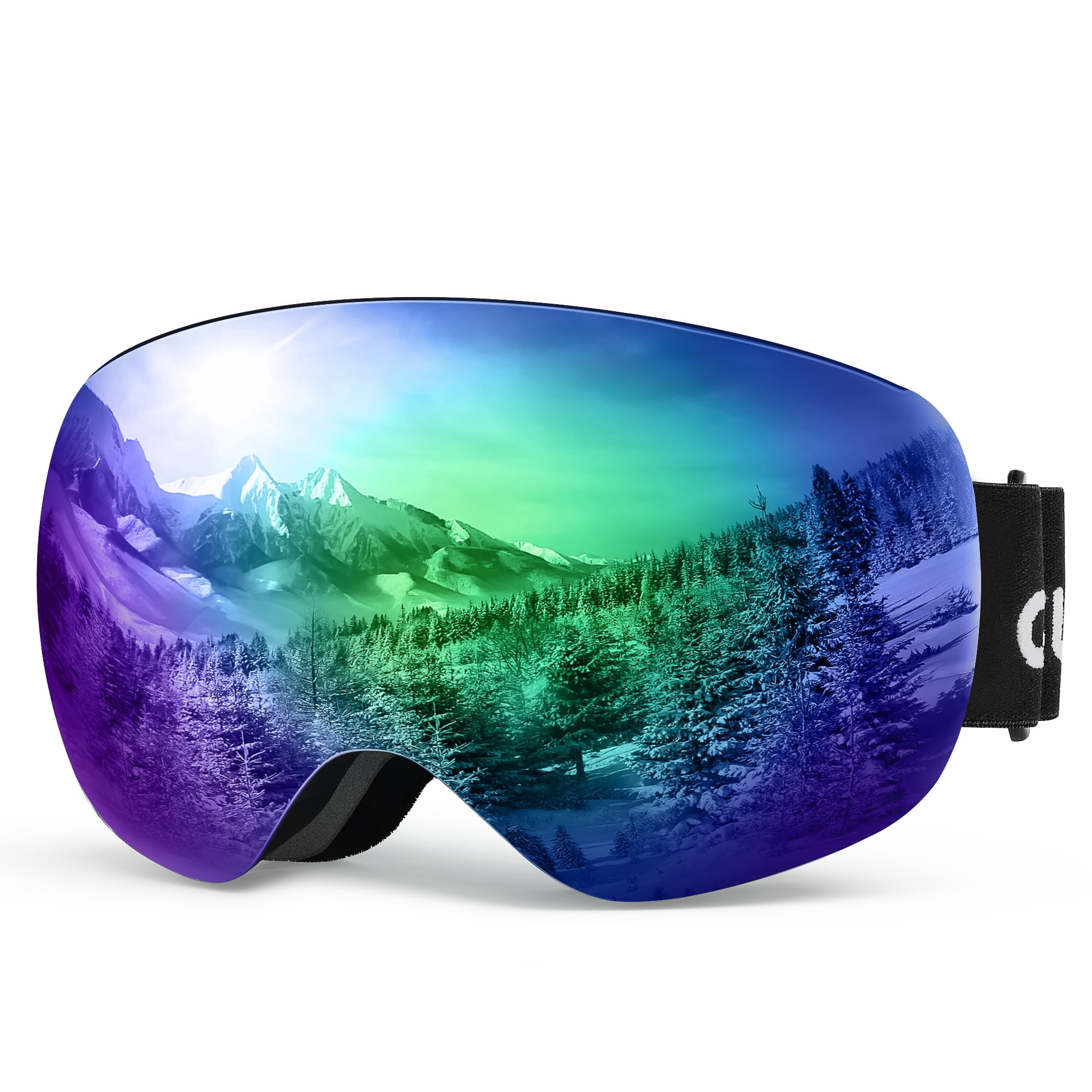 Cshidworld Ski Goggles, Snowboard Goggles with Magnetic Lens  display picture 1