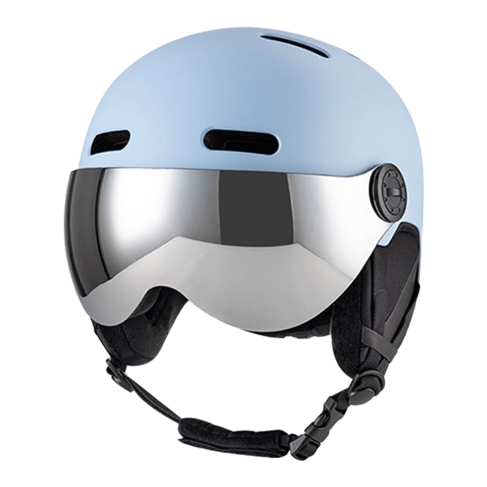 Ski Helmet Snow Helmet Lightweight with Ajustable Vents Removable Goggles Liner Ear Pads