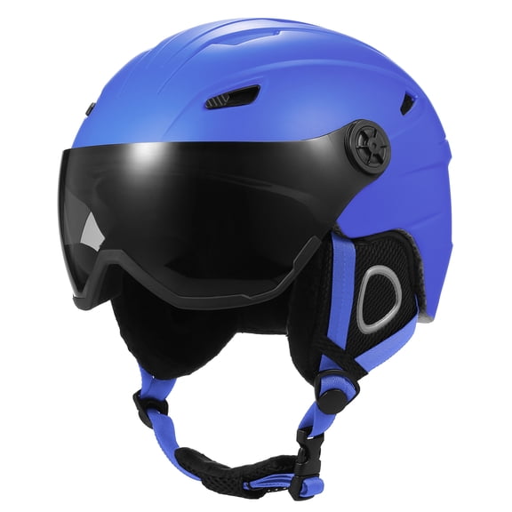 Ski Helmet Snowboard Helmet Outdoor Snow Sport Helmet with Goggles Removable Liner and Ear Pads