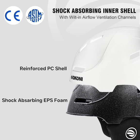 Ski Helmet for Adults Snowboard Helmet Men Women Youth Certified Snow Sports Helmet for Skiing Snowboarding