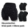 thumbnail image 1 of Ski Hip Protector Pants Prevention Butt Ice Scooter Sports Children's Protective Gear Knee Elbow Wrist Pads Cycling Skating (3pcs,S), 1 of 7