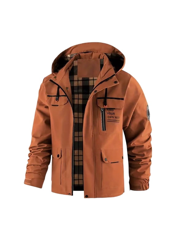 Ski Jacket Men Windbreaker Resistant Waterproof Parka with Hoodsnow Snowboard Coat Mountain Winter Warm Relaxed Fit Jackets for Men