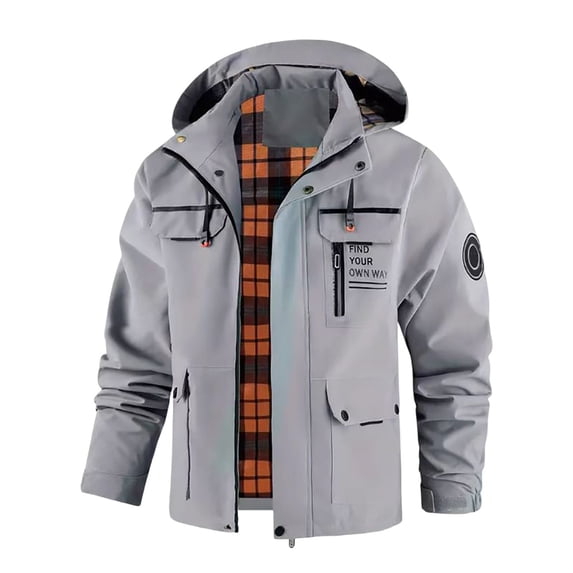 Ski Jacket Men Windbreaker Resistant Waterproof Parka with Hoodsnow Snowboard Coat Mountain Winter Warm Relaxed Fit Mens Winter Coat