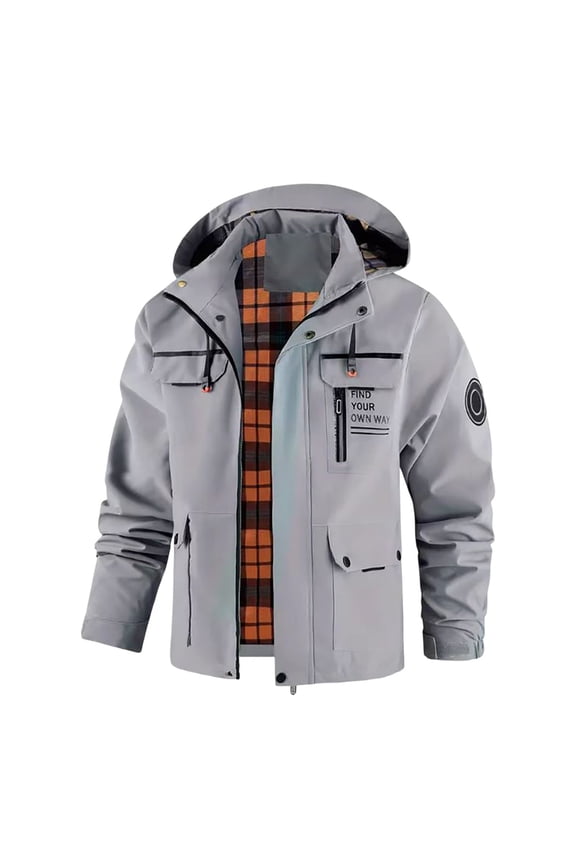 Ski Jacket Men Windbreaker Resistant Waterproof Parka with Hoodsnow Snowboard Fleece Coat Mountain Winter Warm Relaxed Fit Mens Winter Coat