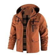 Ski Jacket Men Windbreaker Resistant Waterproof Parka with Hoodsnow Snowboard Coat Mountain Winter Warm Relaxed Fit Mens Winter Coats