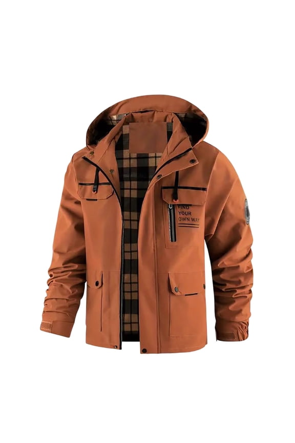 Ski Jacket Men Windbreaker Resistant Waterproof Parka with Hoodsnow Snowboard Coat Mountain Winter Warm Relaxed Fit Plus Size Winter Coat