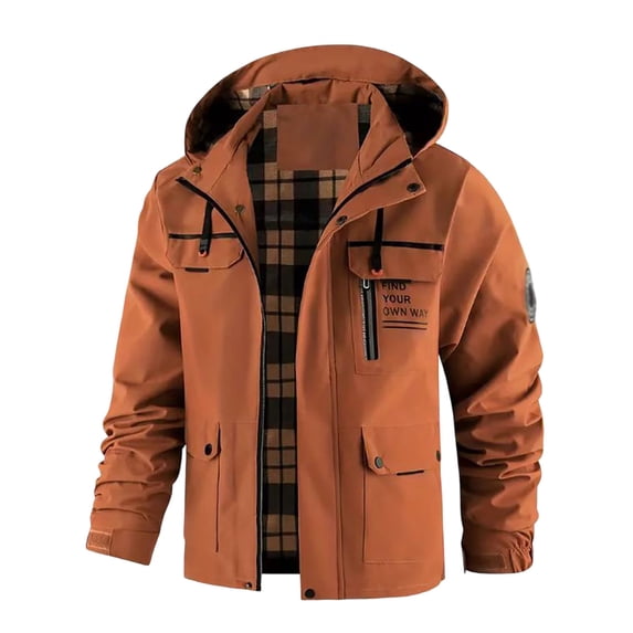 Ski Jacket Men Windbreaker Resistant Waterproof Parka with Hoodsnow Snowboard Coat Mountain Winter Warm Relaxed Fit Plus Size Winter Coat