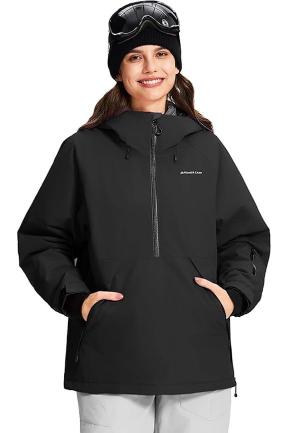Ski Jacket Women Pioneer Camp Waterproof Baggy Anorak 20000mm