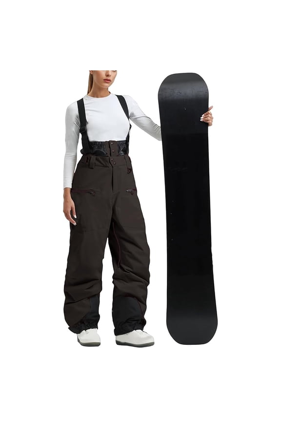 Ski Jacket Women's Bib Snow Pants Waterproof Ski Overalls Warm Winter Snowsuits Hiking Jumpsuits Women Ski Pants