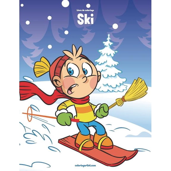 Ski Livre de coloriage Ski 1, Book 1, (Paperback)