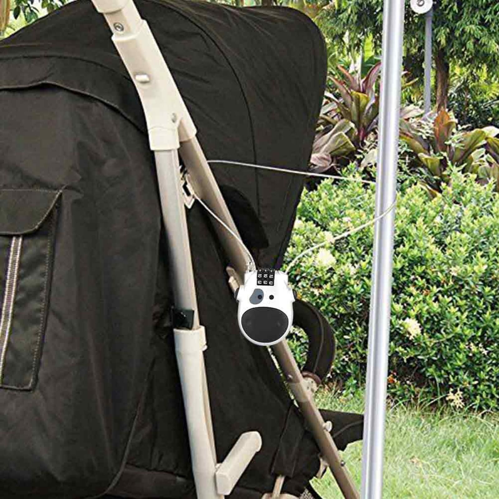 Ski Lock Key Wheel Lewis N. 3 Digit Combination Pram Lock Pushchair