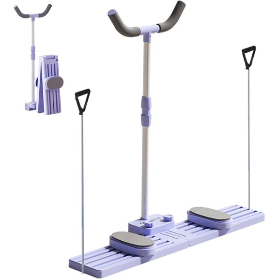 Ski Machine Simulated Ski Trainer with Non-Slip Pedal & Adjustable Armrests, Ski Machine Exercise Equipment Multi Functional Ski Machine Beautifier, Trainer, Floor Trainer for