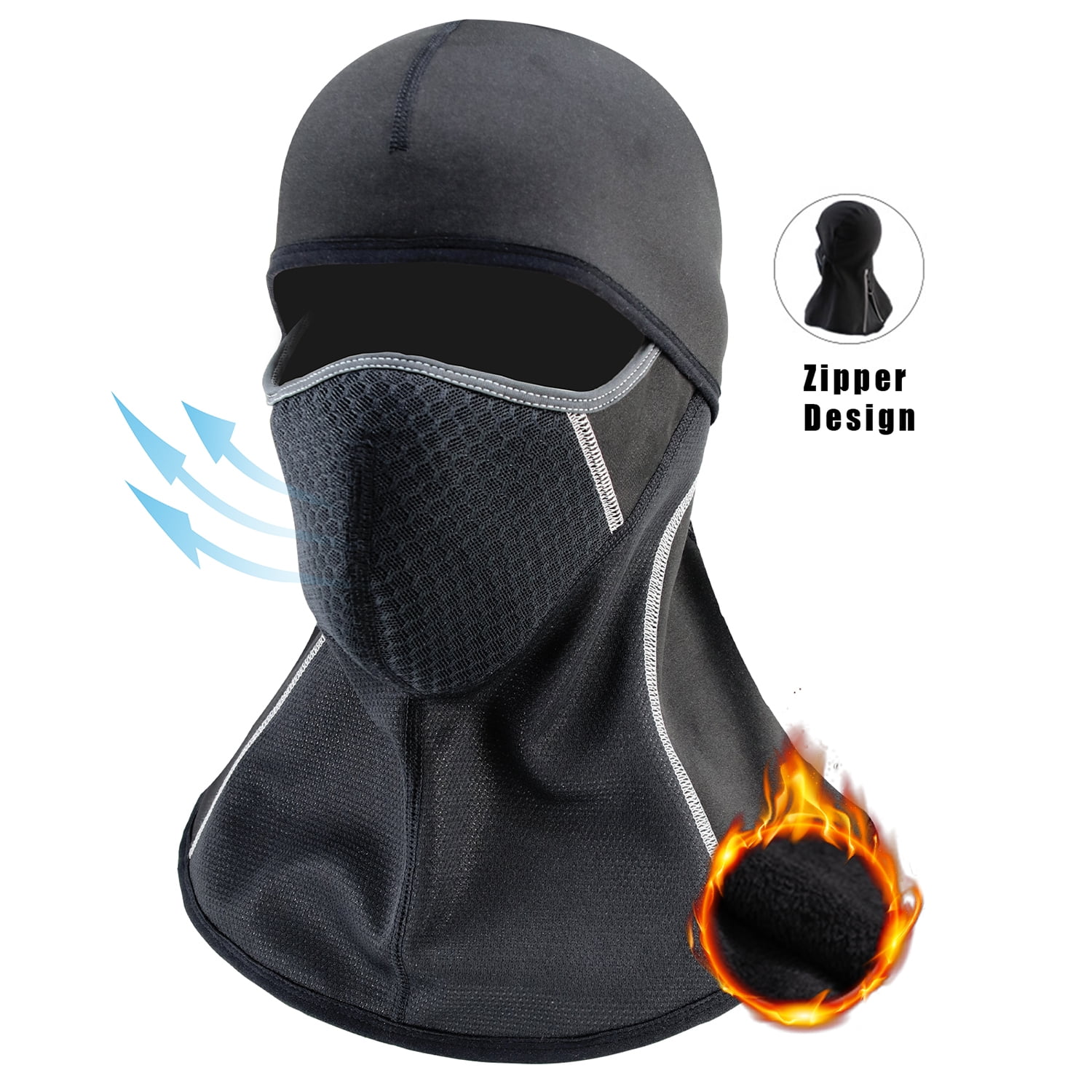 Adult Men's Balaclava Ski Mask Black main image 1