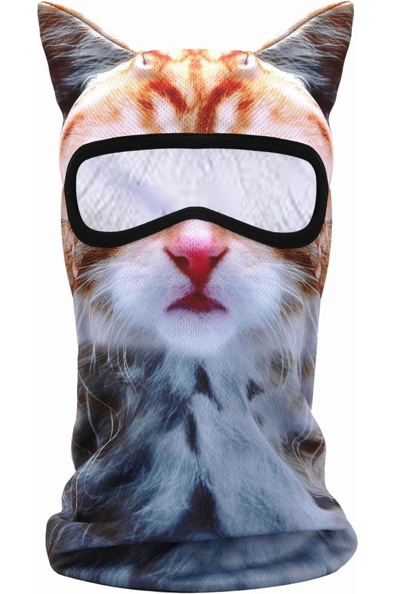 Ski Mask Balaclava sheisty  with Ears,Suitable for Music Festivals,Gathering,Halloween or ski Outdoor Activities