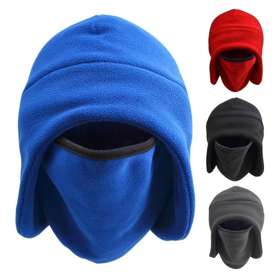 Ski Mask Winter Fleece Balaclava Face Mask Thermal Face Cover Cold Weather Head/Neck/Face/Ear Warmer Hood