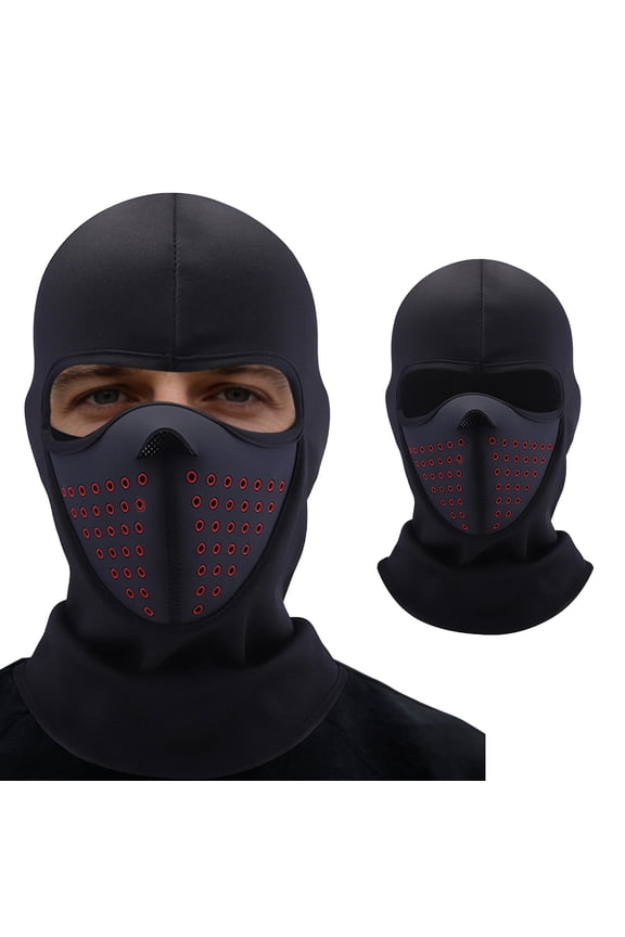 Ski Mask, Winter Rider Warm Anti-Haze Balaclava Full Face Mask for Men Women, Windproof, Motorcycle Snowboard&Riding (No gloves)