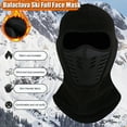 thumbnail image 1 of Ski Mask for Men 3D Thermal Winter Face Mask Wind Proof Breathable Balaclava Motorcycle Cycling Face Shield for Men Women (B), 1 of 8