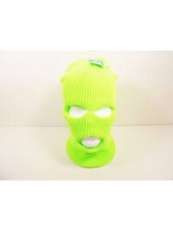 Ski Masks Knitted Eskimo Hat Mask Winter Hats Green Cap Unisex