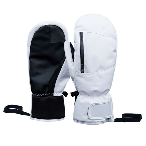 Ski Mittens for Women Men, Waterproof Windproof Insulated Winter Gloves - Warm Thick Lining Snow Mittens for Skiing, Snowboarding & Outdoor Sports