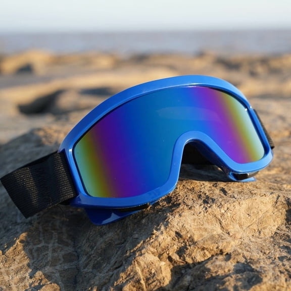 Ski Mountaineering Goggles Unisex Motorcycle Riding Windproof Anti-Glare Glasses Outdoor Sports Snow Sunglasses