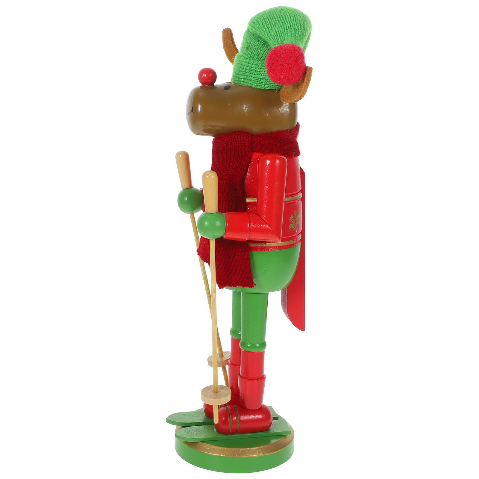 Ski Nutcracker Outdoor Decor Home Coffee Table Nutcrackers Christmas