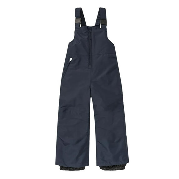 Ski Pants Kids Kids & Boys and Girls Winter Snow Bibs, Waterproof Insulated Snowboard Overalls, Windproof Ripstop Ski Pants Navy,3-4 Years
