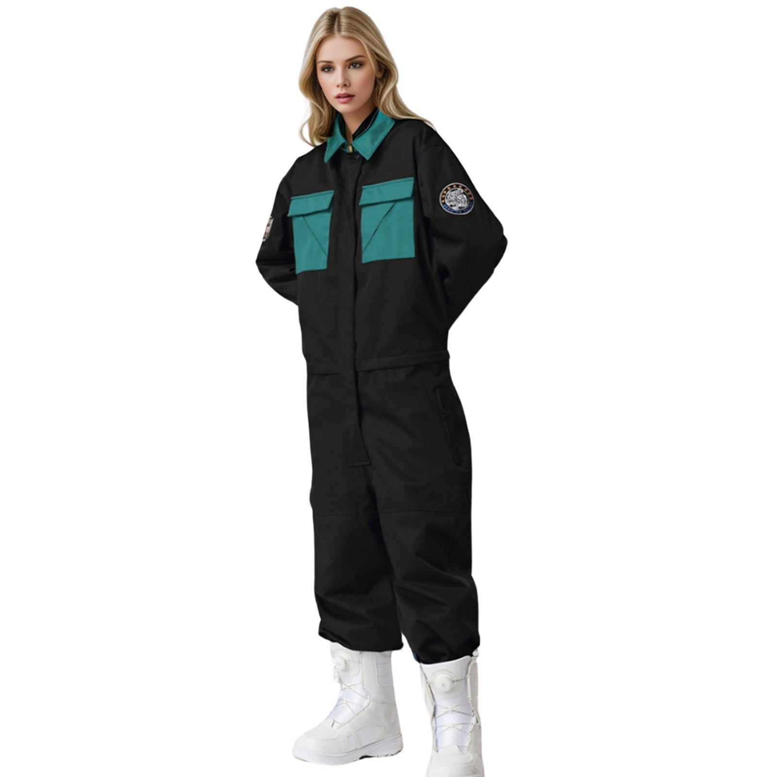 Ski Pants Men Snow Ski Single Double Board Solid Color Suit Windproof