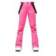 thumbnail image 1 of Ski Pants Women Thicken Windproof Waterproof Winter Snow Pants Outdoor Sports Snowboarding Warm Breathable Overalls, 1 of 21
