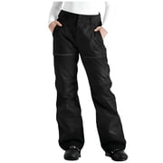 Ski Pants Womens Fleece Lined Waterproof Insulated Softshell Winter Thermal Windproof Hiking Snowboard Pants Pockets Black L