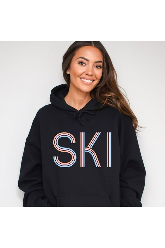 Ski Pastel - Women's Graphic Hoodie