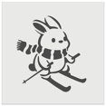thumbnail image 1 of Ski Rabbit Bunny Slopes Snow Rabbit DIY Cookie Wall Craft Stencil - 11.5 Inch, 1 of 5