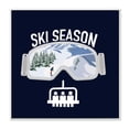 thumbnail image 1 of Ski Season Phrases Sports Goggles Snowboard Slopes Blue 12 in x 12 in Framed Painting Art Print, by Stupell Home Décor, 1 of 4