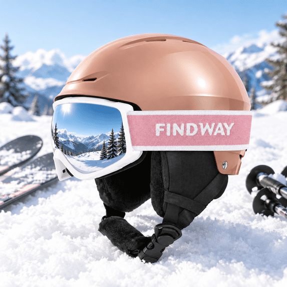 Ski Set Snowboard With Goggles For Adults [] Safety Durable Abs Shell ...