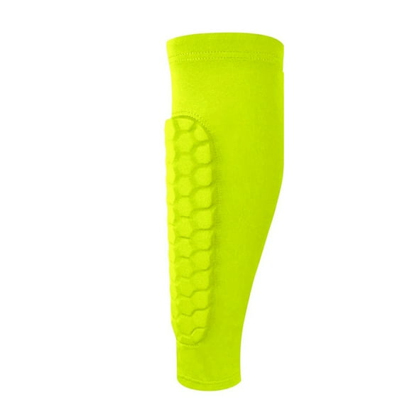 Ski Shin Guards, Ski Guard Socks, Shin Defender, Breathable Elastic Fit Conforms to The Leg 1PC Fluorescent Green M