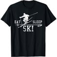 thumbnail image 1 of Ski Siing Eat Sleep Repeat Gift T-Shirt, 1 of 4